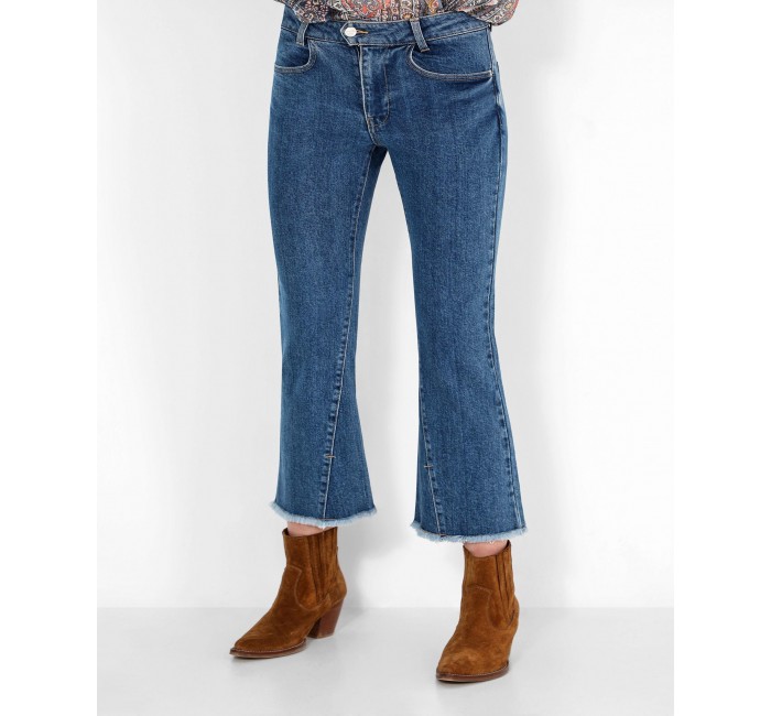 NEW ANKLE FLARE DENIM