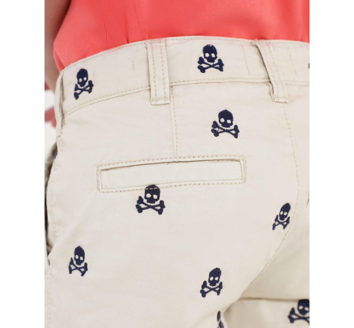SKULL EMB SHORT KIDS