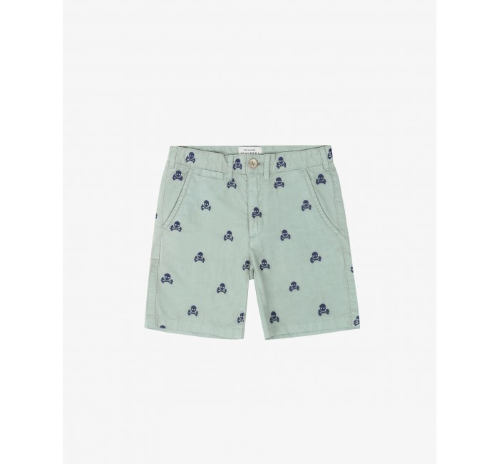 SKULL EMB SHORT KIDS