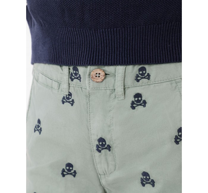 SKULL EMB SHORT KIDS