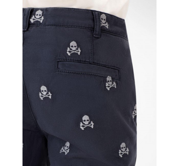 SKULL EMB SHORT KIDS
