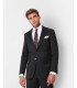 Americana de hombre regular liso gris