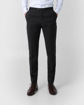 Pantalón de vestir de hombre regular gris