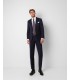 Pantalón de vestir de hombre regular azul