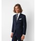 Traje de hombre slim liso azul