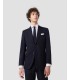 Traje de hombre regular liso azul marino