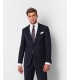 Americana de hombre regular liso azul marino